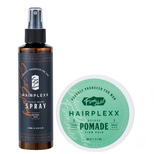 Hairplexx Bundle of Sea Salt Volume Spray and Pomade