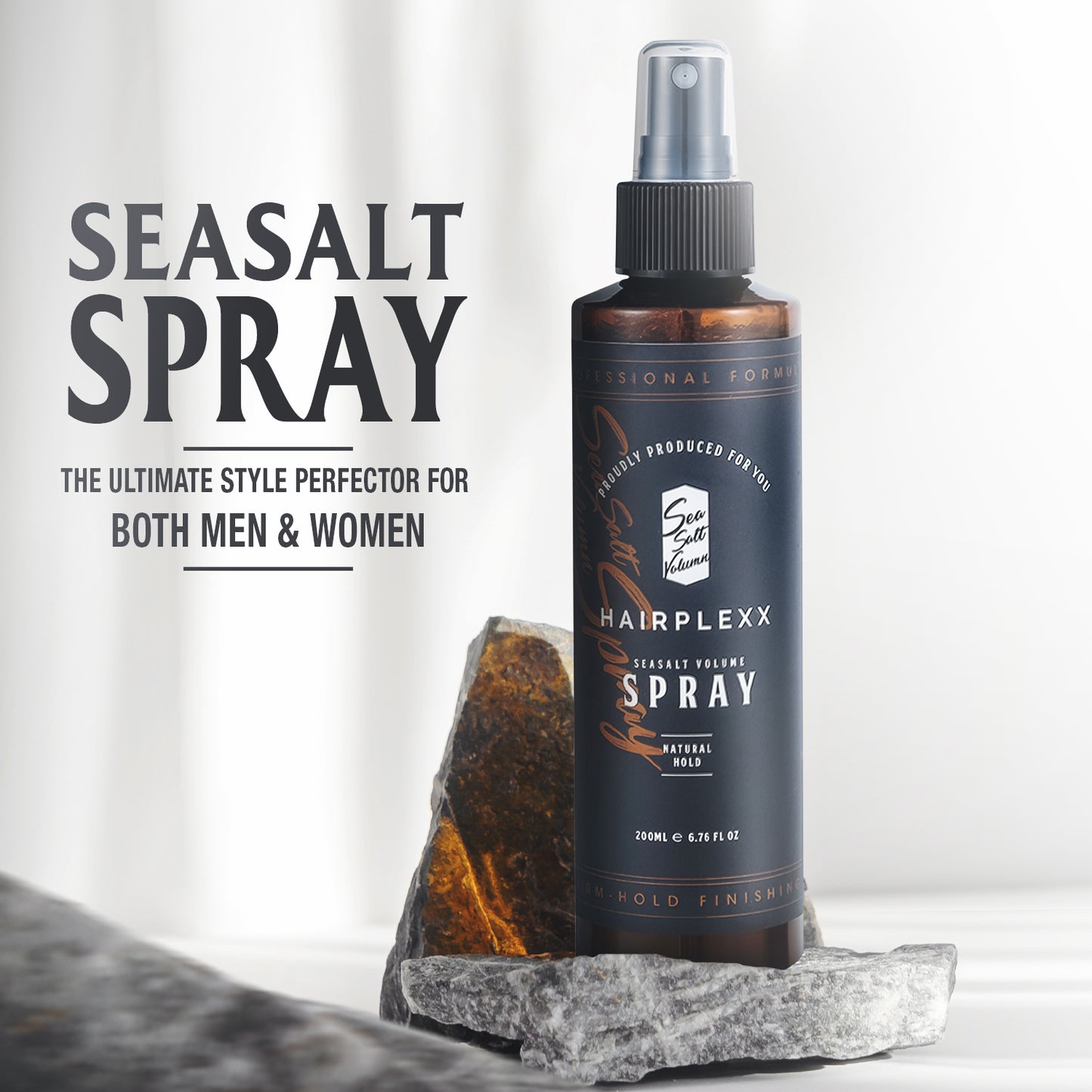 Hairplexx Sea Salt Volume Hair Spray for both Men and Women 6.76 fl oz